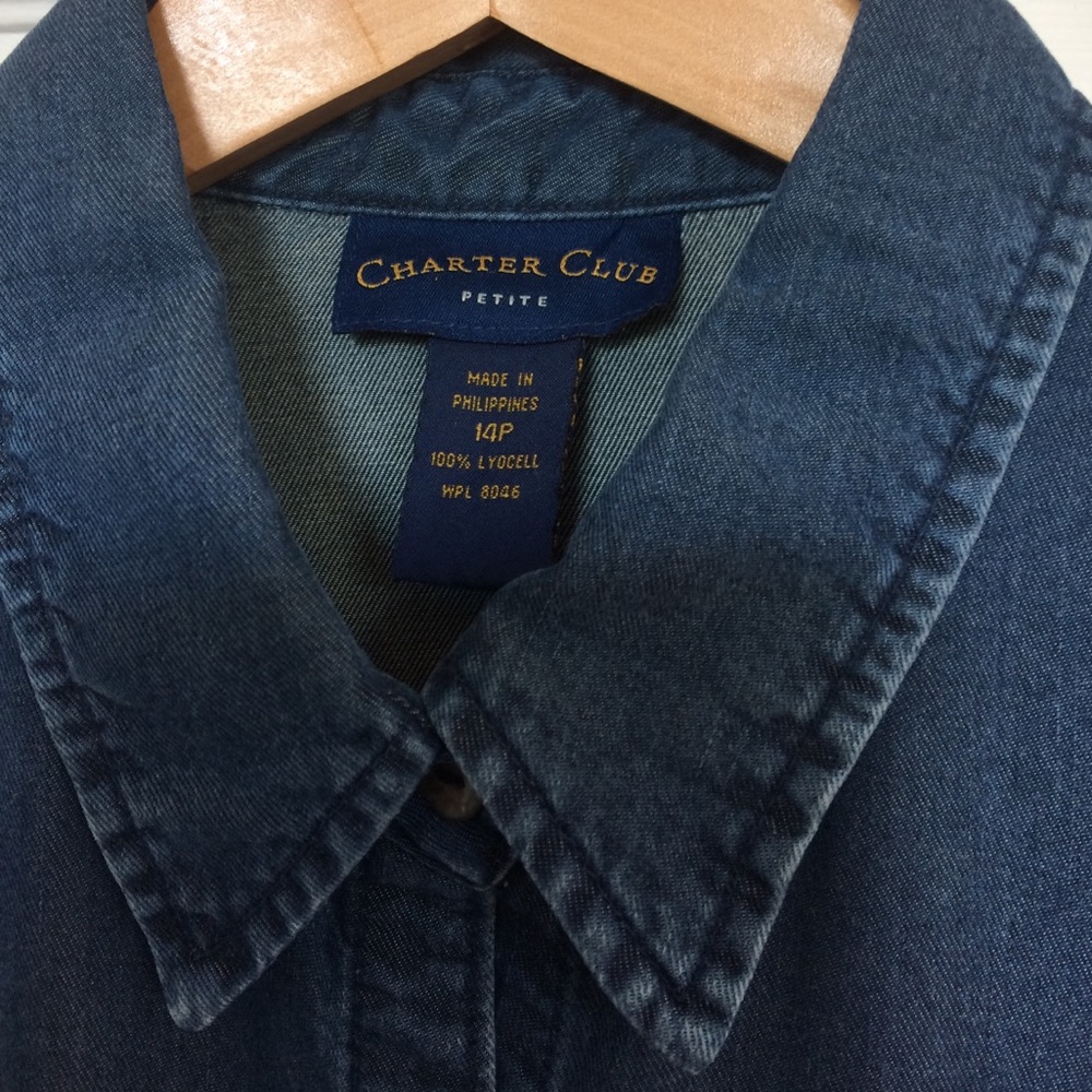Womens long sleeve,button up shirt.